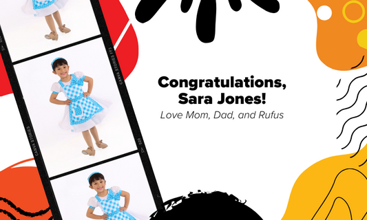 Program Dancer Message of Support: 1/8 Page