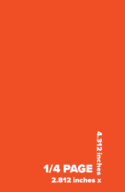 Program Business Ad: 1/4 Page Ad