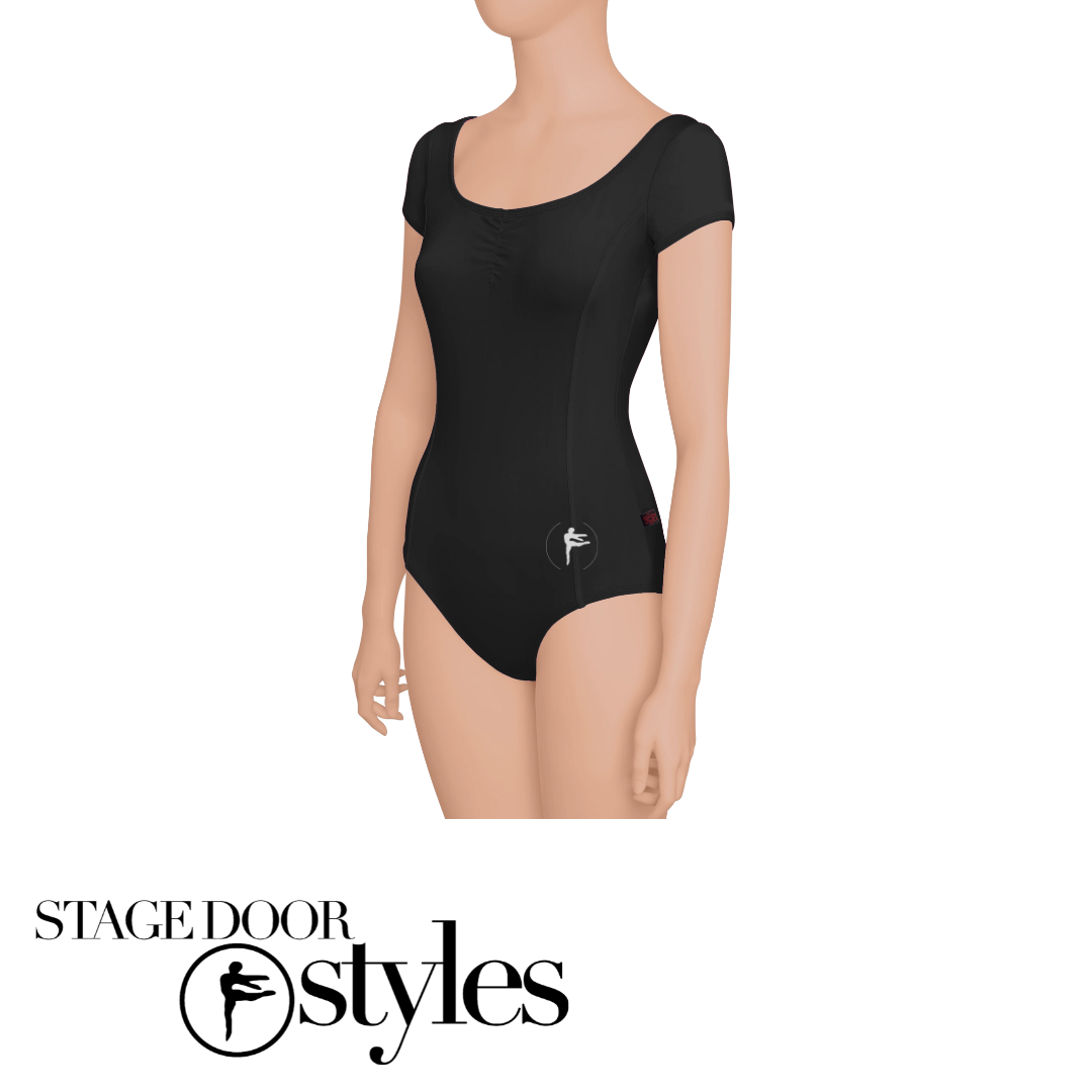 Princess Seams Cap Sleeve Leotard