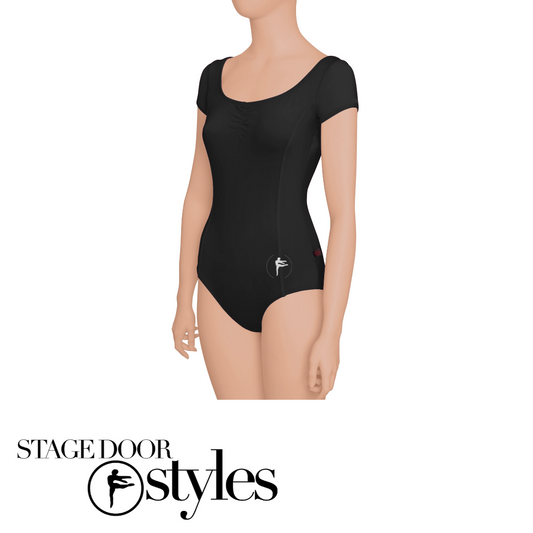 Princess Seams Cap Sleeve Leotard