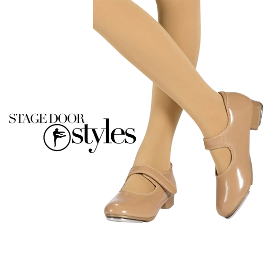 Tan Tap Shoes (Velcro)