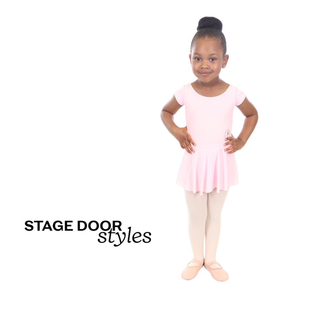 Twinkle Tots Pink Cap Sleeve Leo Dress