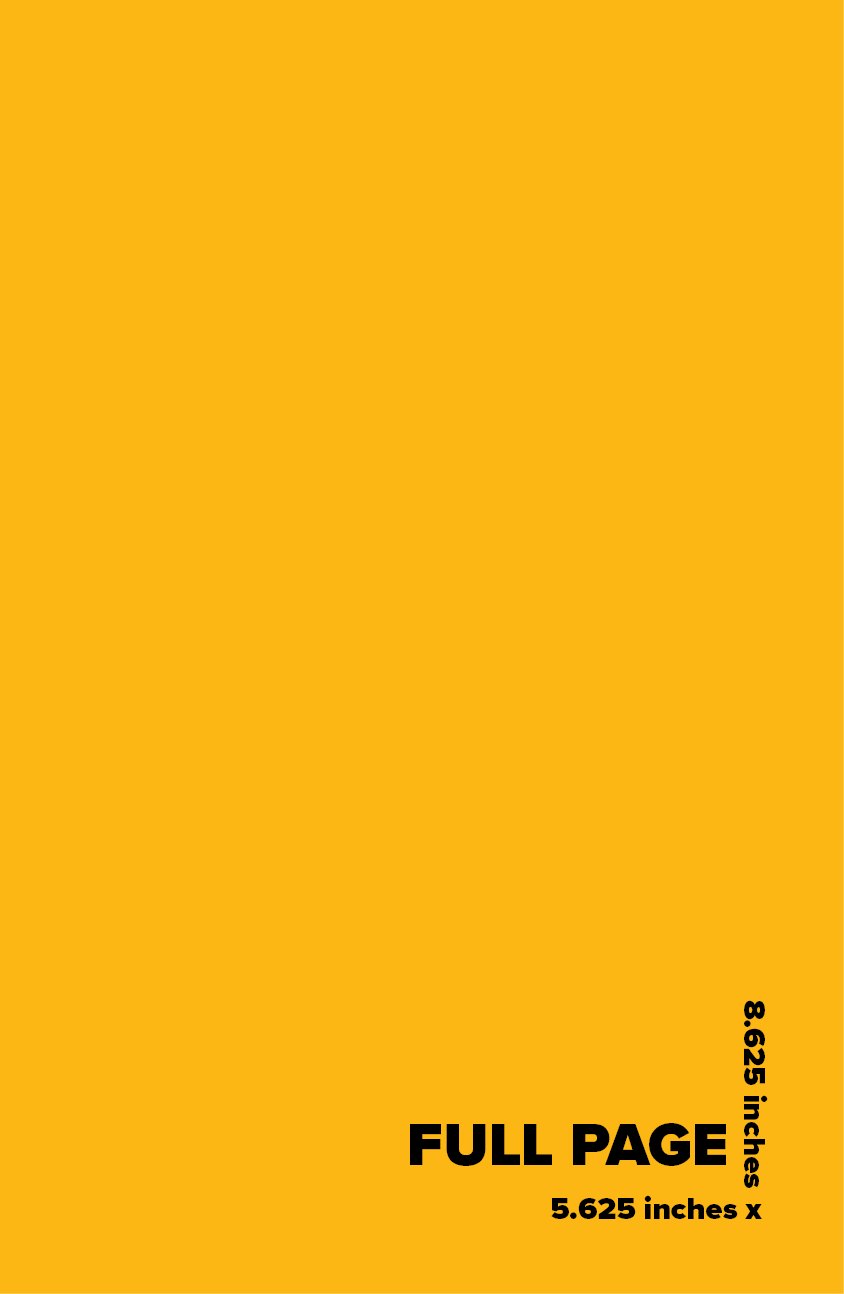 Program Business Ad: Full Page Ad